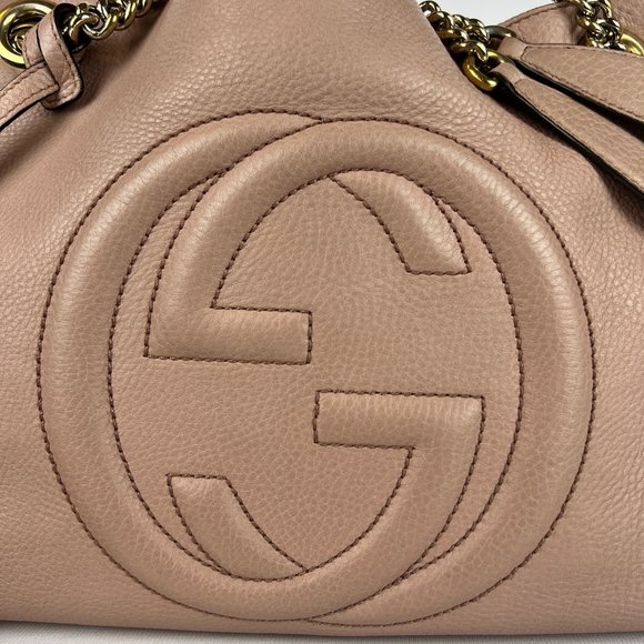 Gucci Marmont Soho Chain Hobo Medium in Blush - Picture 3 of 15